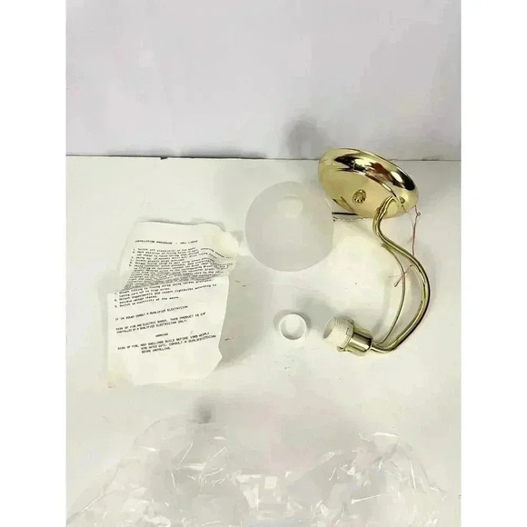 VTG Italisa Series Frosted Glass Wall Lighting Fixture OPEN BOX Keller Italy - Picture 2 of 11
